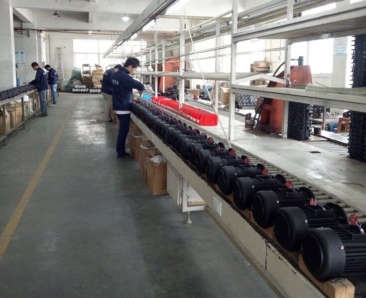 Fuan Zhongzhi Pump Co., Ltd. lini produksi produsen