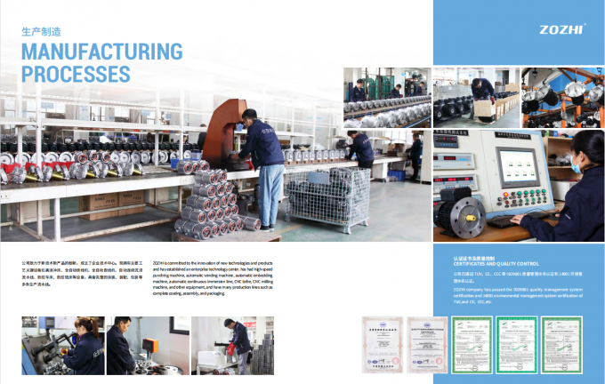 Motor Poros Berongga 7KW Dengan Pompa Inter AR Untuk Mesin Pembersih Komersial 14