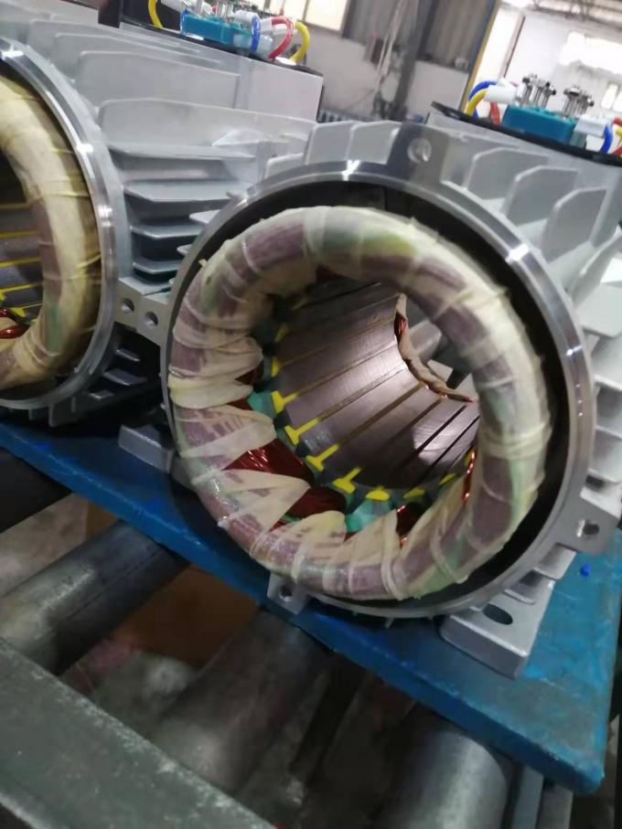Motor AC Listrik 2,2 KW 3HP Fase Tunggal 380V 50HZ 2300 RPM Perumahan Aluminium Tertutup Tahan Ledakan 110V Motor Pompa 5KW 7