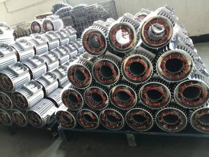 Motor AC Listrik 2,2 KW 3HP Fase Tunggal 380V 50HZ 2300 RPM Perumahan Aluminium Tertutup Tahan Ledakan 110V Motor Pompa 5KW 10