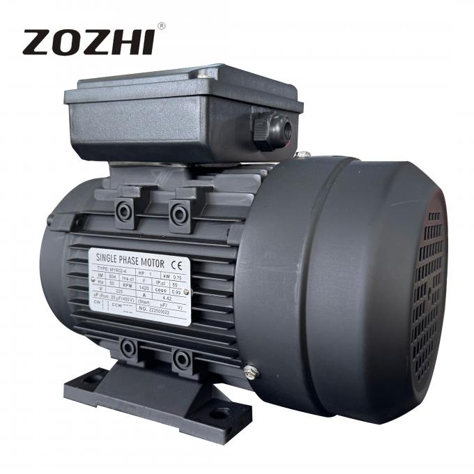 50Hz 0,75KW 1HP 1440rpm Kondensator Single-Phase-Start Run Asynchronous Induction Motor 220V/230V AC Voltage 60Hz Frekuensi Rated Power 1