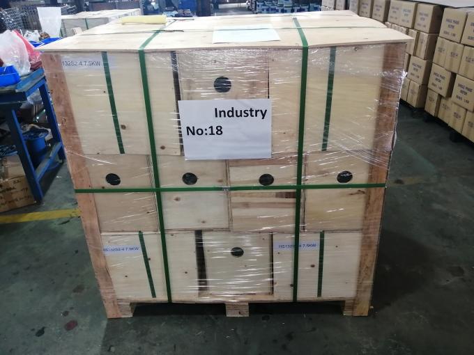 Motor AC Asinkron Tiga Fasa 2HP 1.5KW Casing Aluminium 380V Kecepatan Terukur 3000RPM Tertutup Tahan Air 19