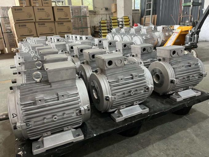 50Hz 60Hz Waterproof 0.09kw 0.12Hp Empat kutub Asynchronous Electric Motor 380V 1500RPM Tiga fase tertutup 220V AC Tegangan 17