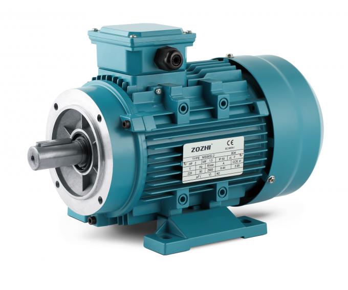 50Hz 60Hz Waterproof 0.09kw 0.12Hp Empat kutub Asynchronous Electric Motor 380V 1500RPM Tiga fase tertutup 220V AC Tegangan 23