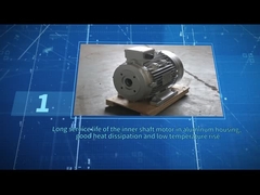 ZOZHI HS100L3-4 5.5HP/4KW Motor poros berongga warna hitam