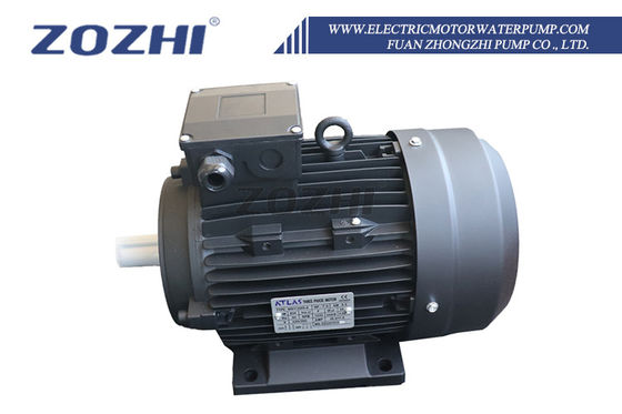 ZOZHI Motor Induksi Tiga Fasa Kecil Efisiensi Tinggi 0.55KW 110/220V 1400RPM Tahan Air untuk Bor Listrik