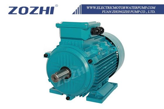ZOZHI Motor Pompa Induksi Tiga Fase 0.75KW 220/380V 1390 RPM Waterproof Flange Mount IE2