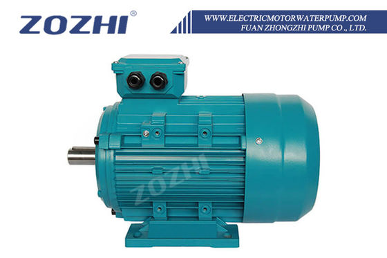ZOZHI Motor Induksi Tiga Fasa Efisiensi Tinggi Kualitas Tinggi 0.75KW 220V 1400RPM Tahan Air IE2 untuk Kipas Angin Rumah Tangga