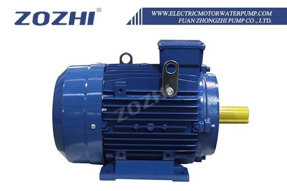 Motor Asinkron Tiga Fasa Efisiensi Tinggi ZOZHI 0.55KW 380V/440V 50Hz/60Hz 1430RPM IP44 Tahan Air Pemasangan Flange IE2 untuk