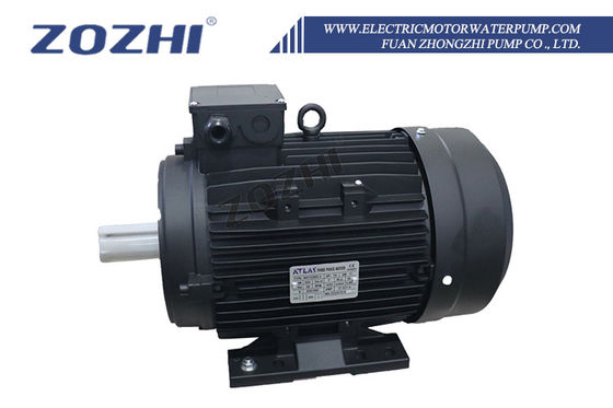Motor Asinkron Tiga Fasa Efisiensi Tinggi ZOZHI 0.55KW 380V/440V 50Hz/60Hz 1430RPM IP44 Tahan Air Pemasangan Flange IE2 untuk
