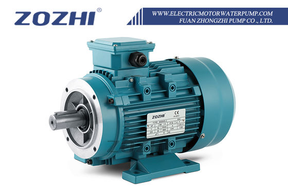 Motor AC Asinkron Tiga Fasa 2HP 1.5KW Casing Aluminium 380V Kecepatan Terukur 3000RPM Tertutup Tahan Air
