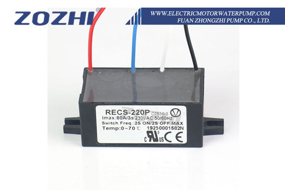 RECS-220P Electronic Centrifugal Switch dengan 1 Juta Siklus Lifespan 50Hz/60Hz Operasi dan Desain Kompak untuk Motor