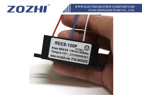 Aksesori Motor Sakelar Sentrifugal Elektronik 115V 40A/3s untuk Operasi 0-70℃