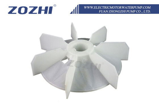 Y2-90-4/8 Putih Plastik PP pendingin kipas angin Bilah 24×151mm 5 bilah untuk AC Motor Listrik